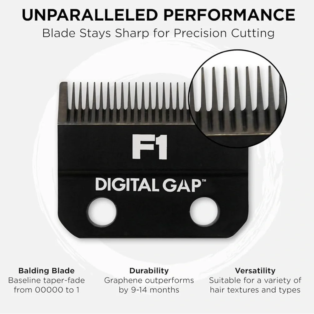 Cocco Digital Gap Graphene F1 Taper Fade Clipper Replacement Blade